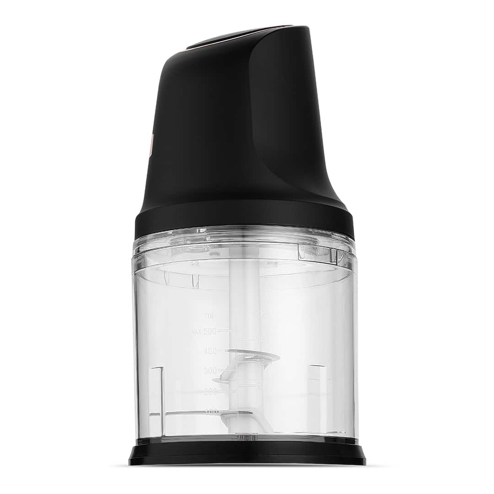 2-in-1 Food Chopper 300W 1L Black Rose Gold – Berlinger Haus BH9886