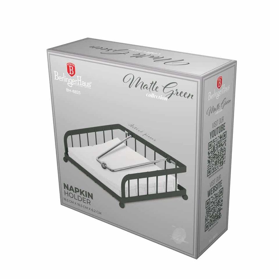 Napkin holder Berlinger Haus BH8825 Matte Green