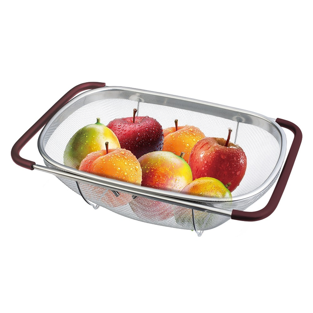 Flexible mesh basket with adjustable handles BerlingerBH8824