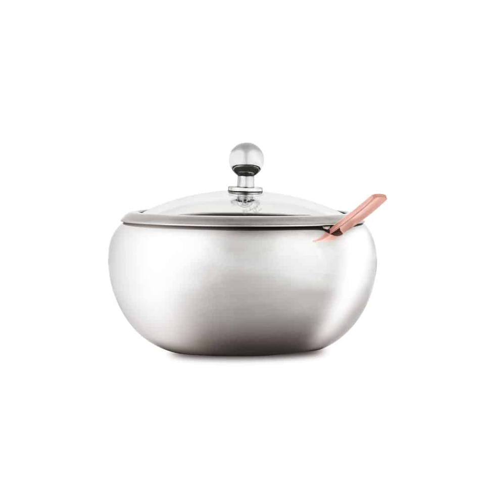 Round Sugar Bowl with Glass Lid & Spoon – Berlinger Haus BH8947