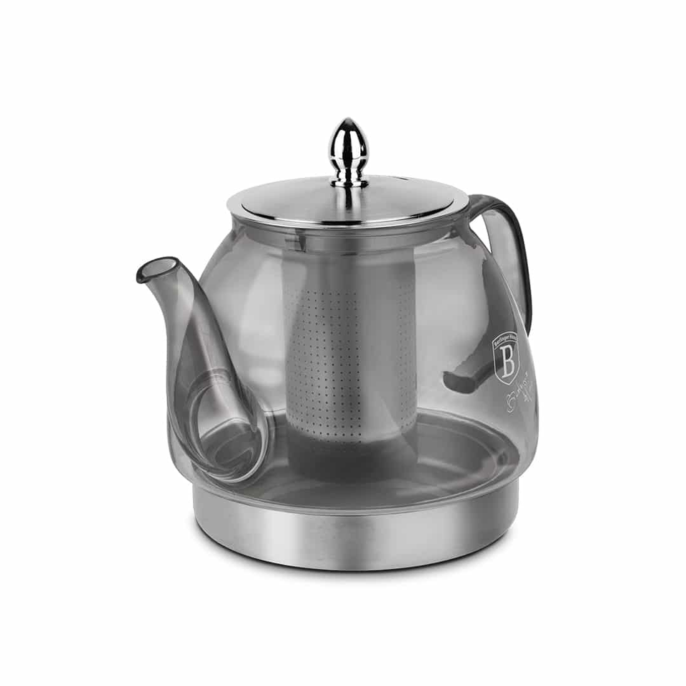Glass Tea Pot with Filter 1.2L Induction Berlinger Haus BH8944