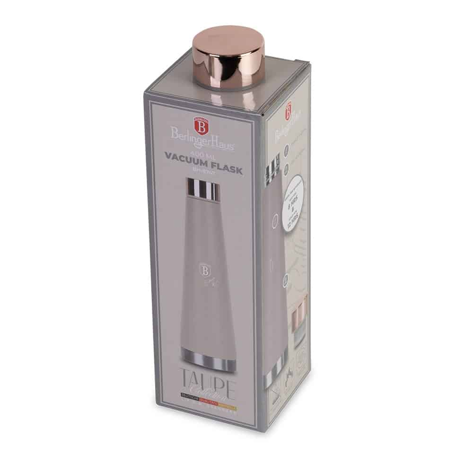 Vacuum flask, bottle shape,0,4L Berlinger Haus BH8747 Taupe