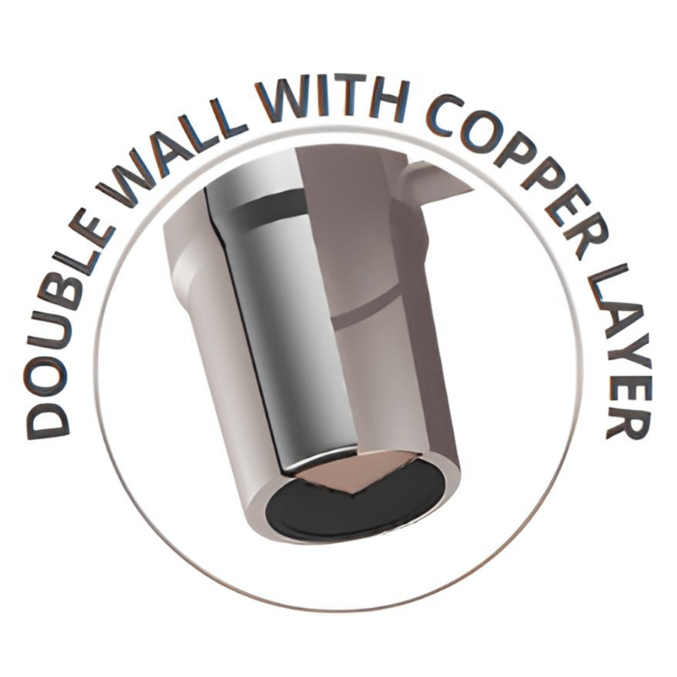 Thermo mug, 1L Berlinger Haus BH8832 Taupe