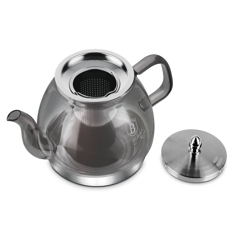 Glass Tea Pot with Filter 1.2L Induction Berlinger Haus BH8944