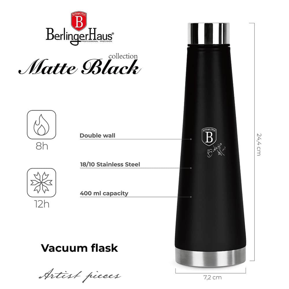 Vacuum flask, bottle shape, 0,4L Berlinger Haus BH8750