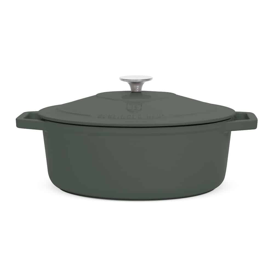 Oval roaster,30 cm,cast iron Berlinger Haus BH6545 Matte Green