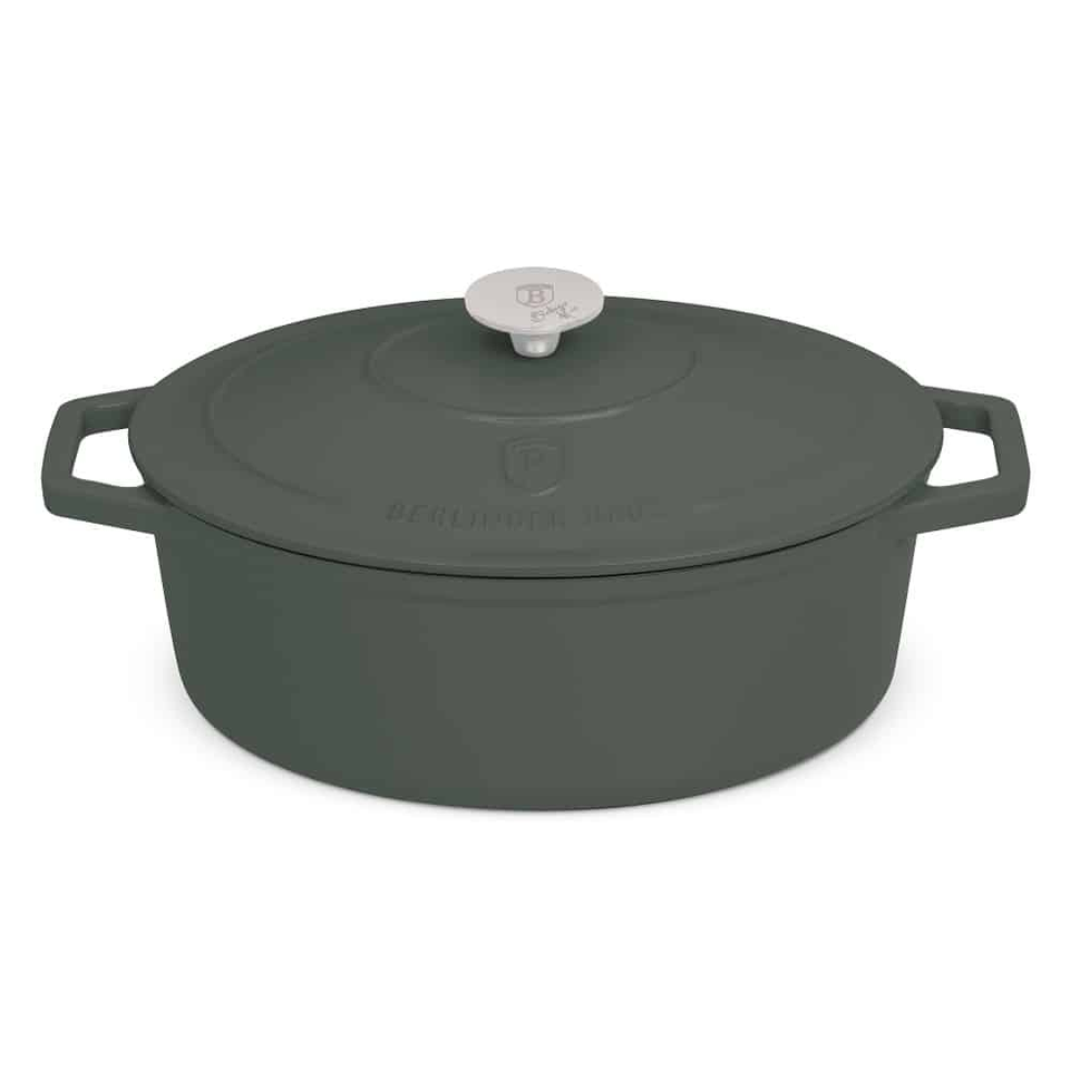 Oval roaster,30 cm,cast iron Berlinger Haus BH6545 Matte Green