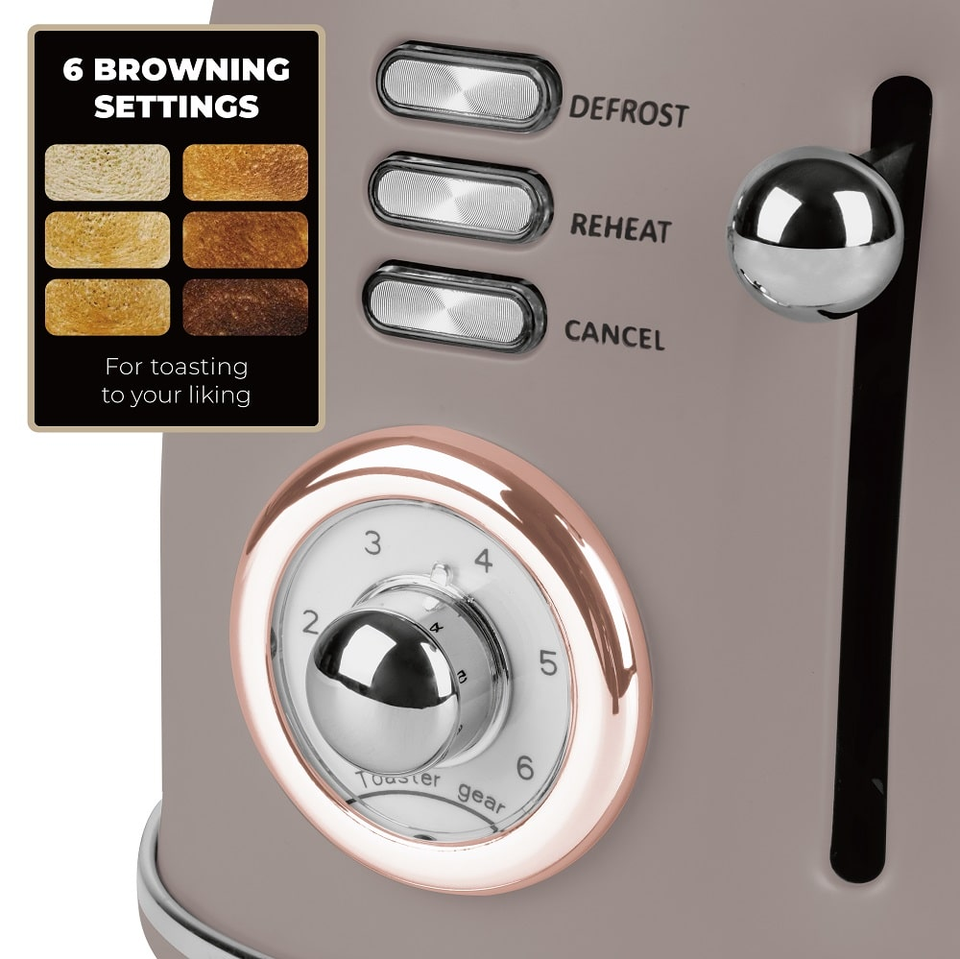 Toaster Berlinger Haus BH9518 Taupe