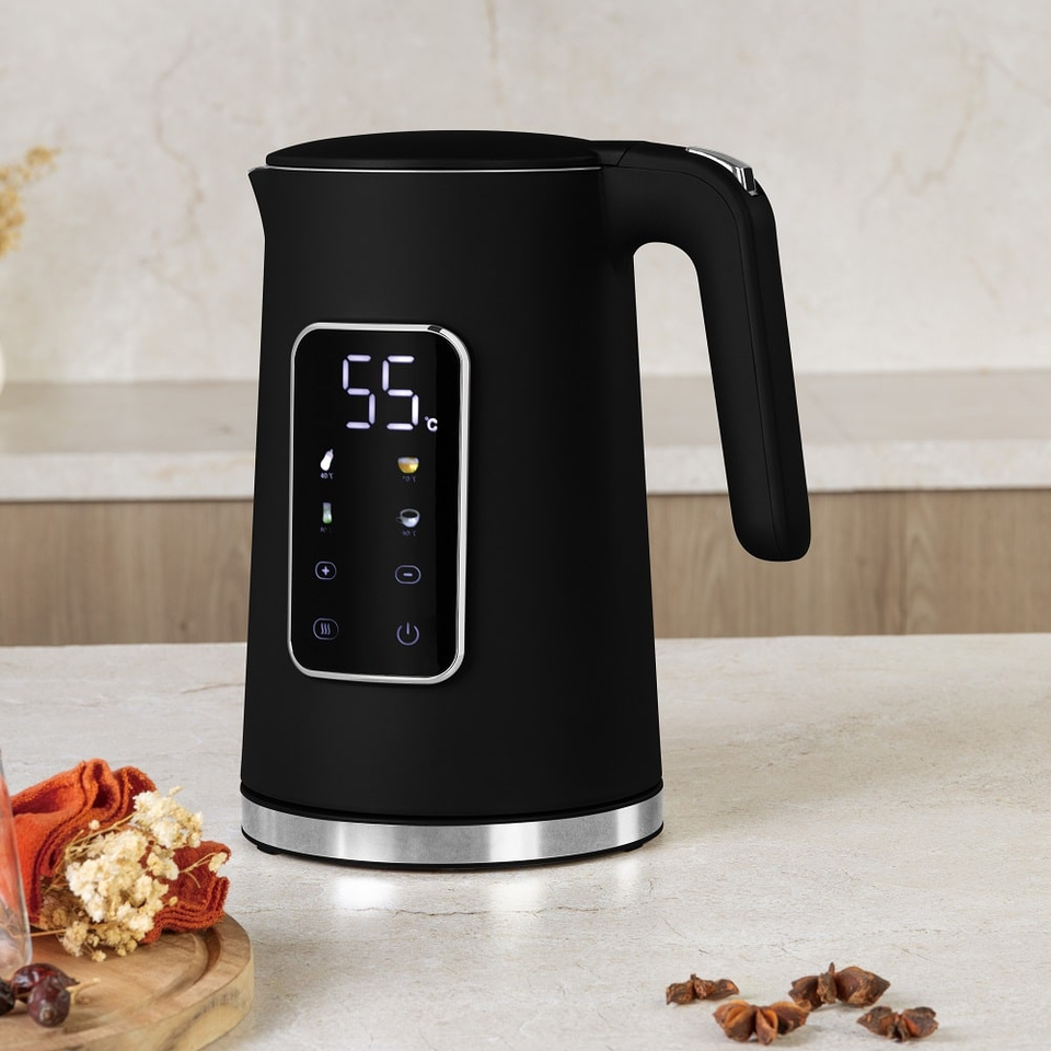 Digital electric kettle Berlinger Haus BH9675 Matte Black