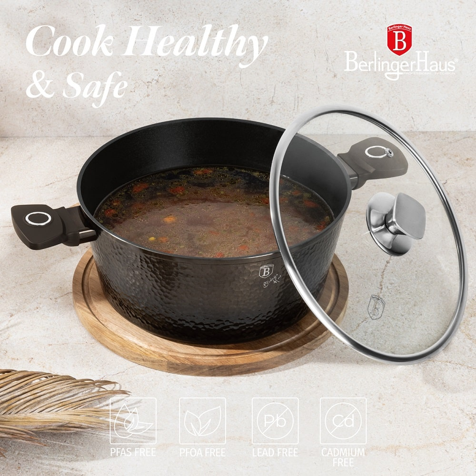 15 pcs cookware set Berlinger Haus BH8244 Black