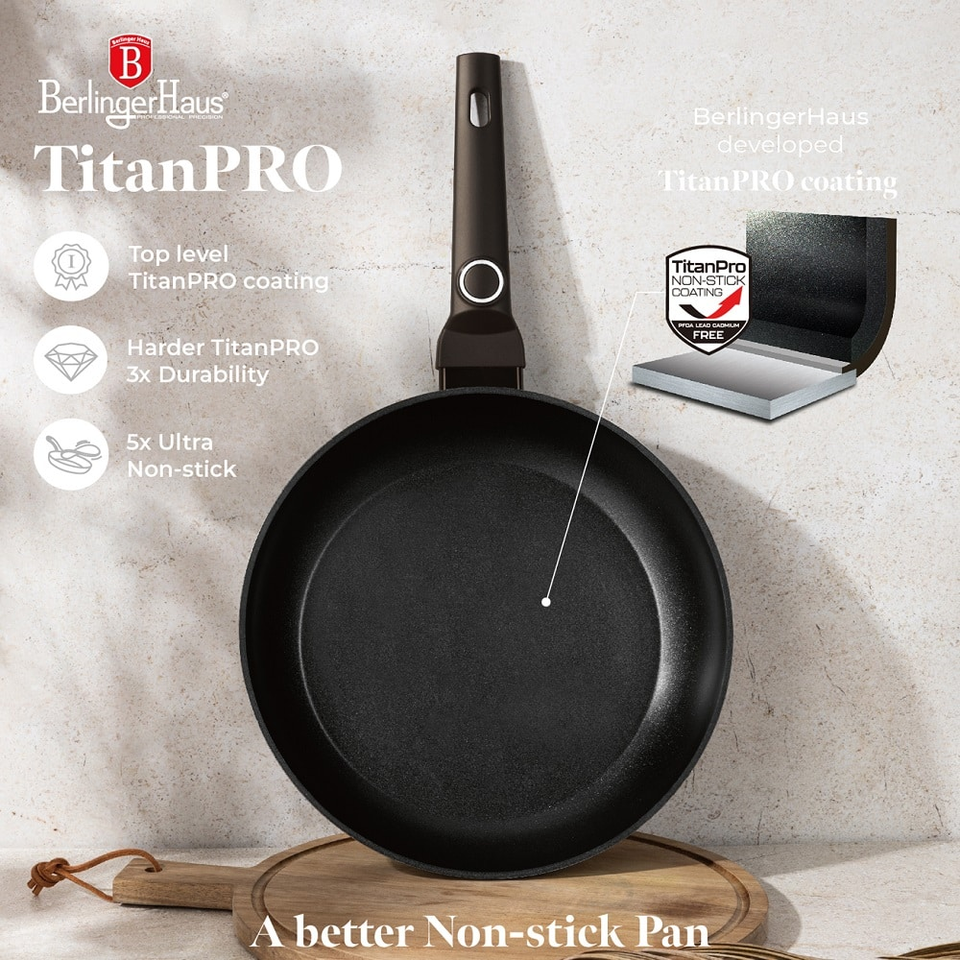 15 pcs cookware set Berlinger Haus BH8244 Black