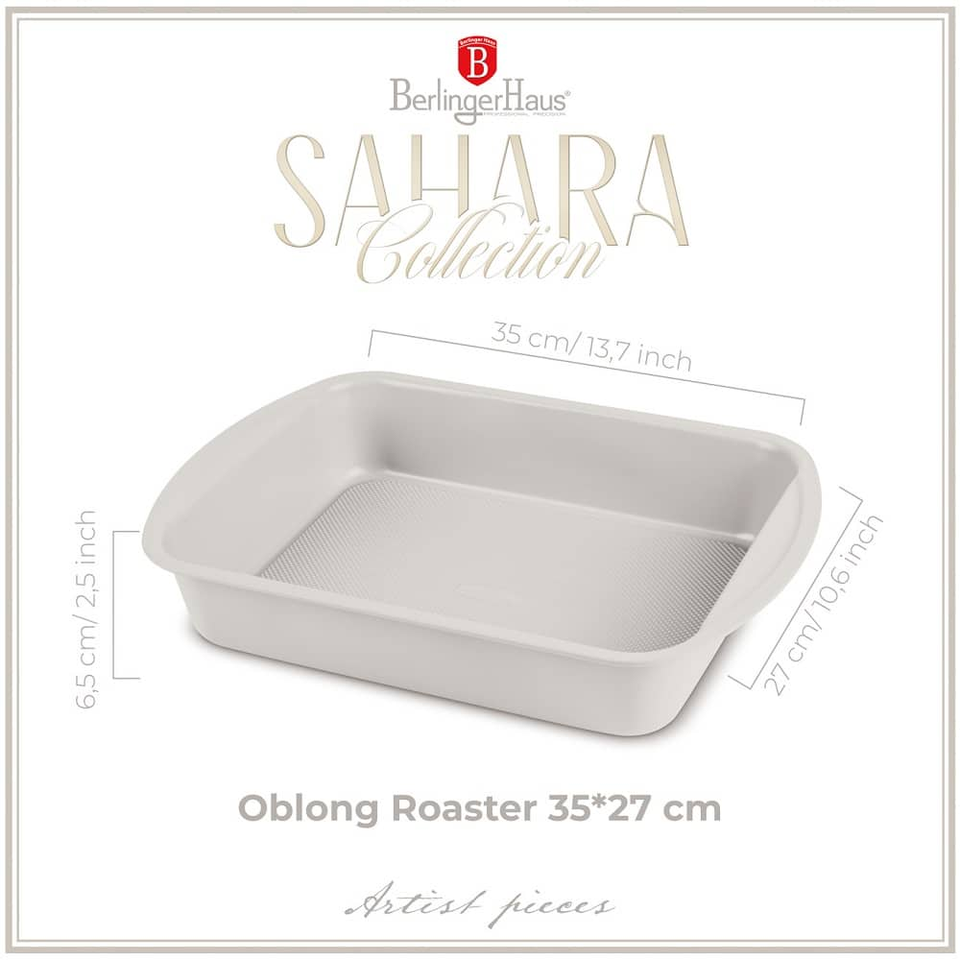 Oblong roaster, 35*27 cm Berlinger Haus BH7914 Sahara
