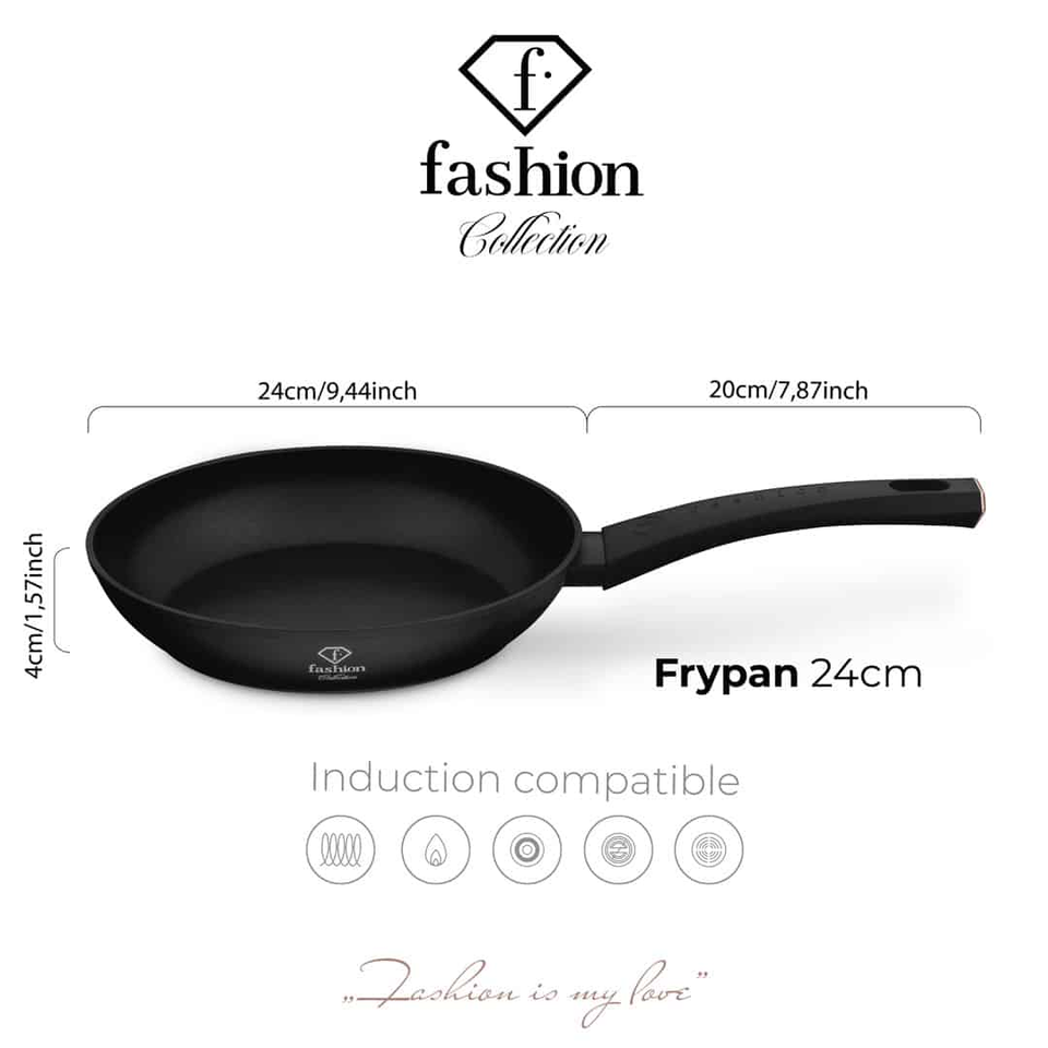 Frypan 24 cm 1.7L Fashion by Berlinger Haus FTV0021