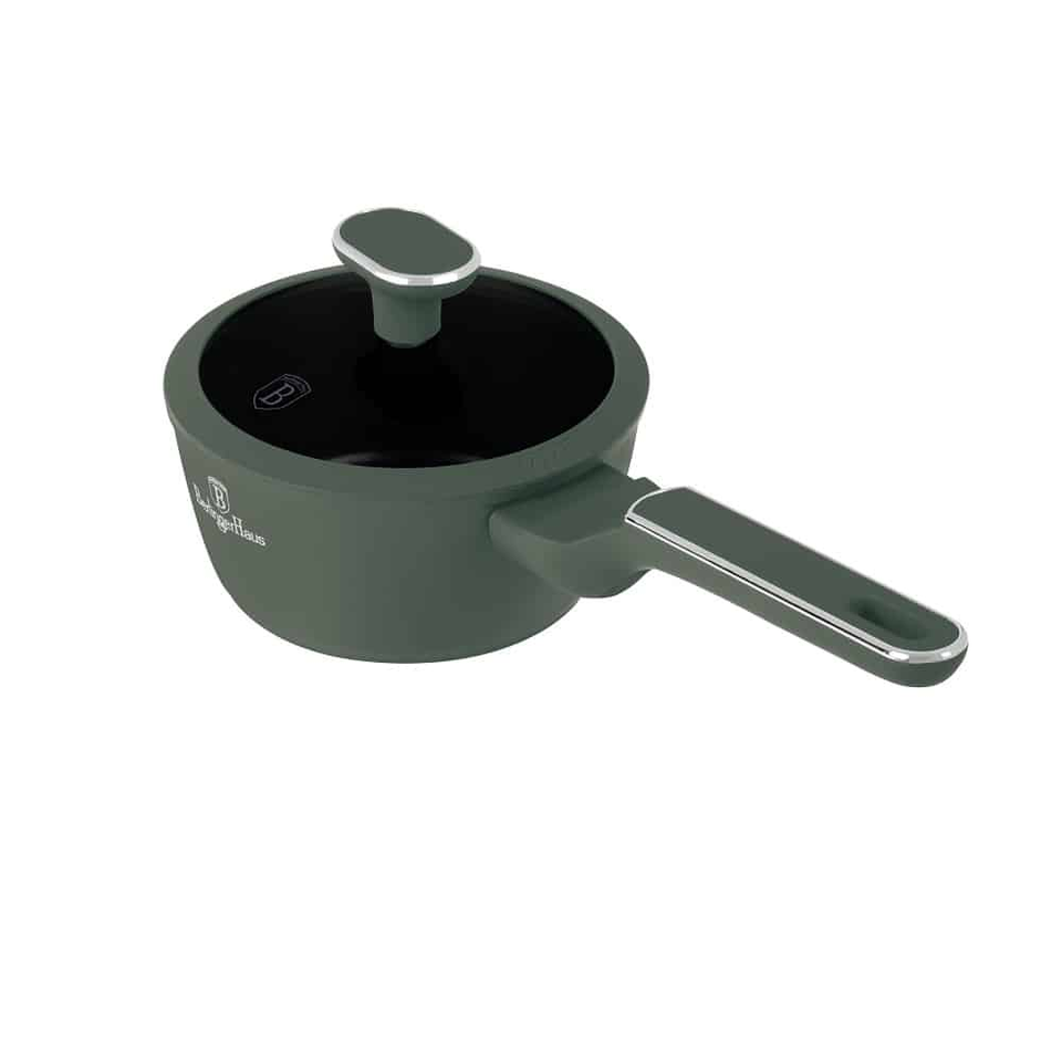 Sauce pan with lid,16 cm Berlinger Haus BH8155 Matte Green
