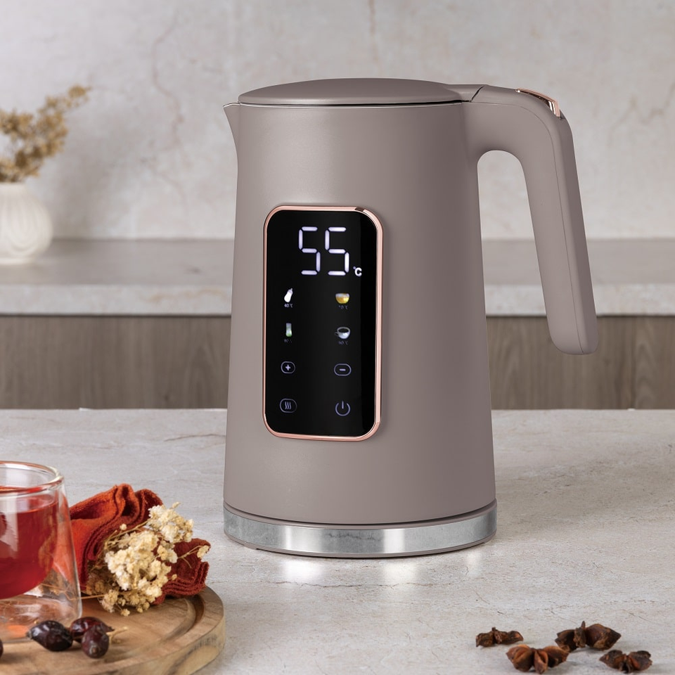 Digital electric kettle Berlinger Haus BH9736 Taupe