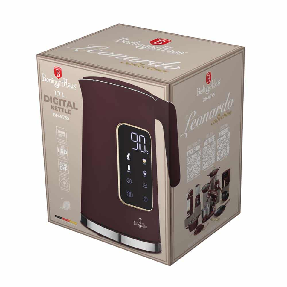 Digital electric kettle Berlinger Haus BH9735 Leonardo