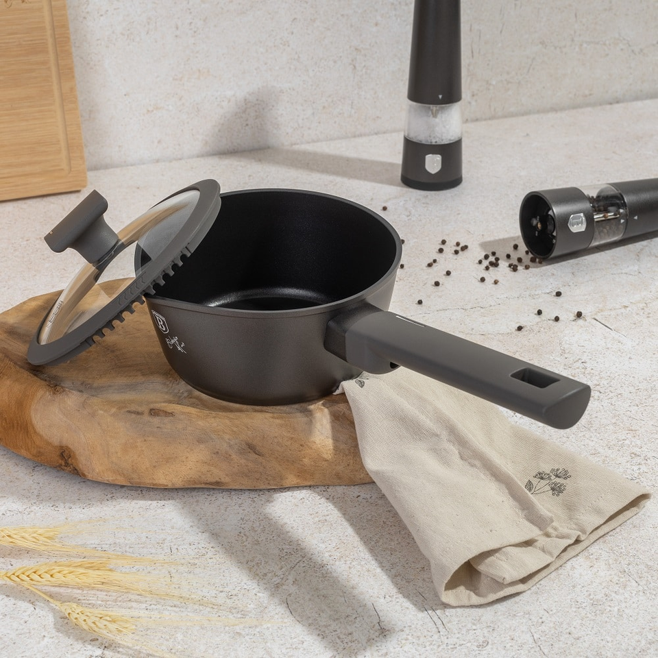 Sauce pan with lid, 16 cm Berlinger Haus BH8118 Anthracite