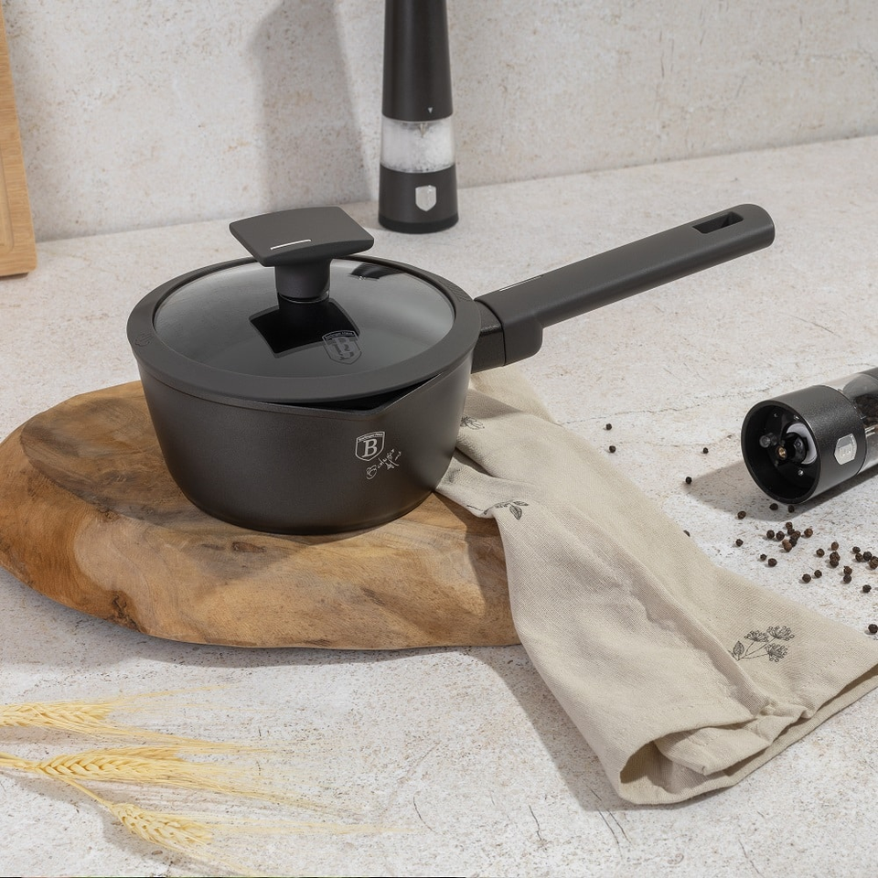 Sauce pan with lid, 16 cm Berlinger Haus BH8118 Anthracite