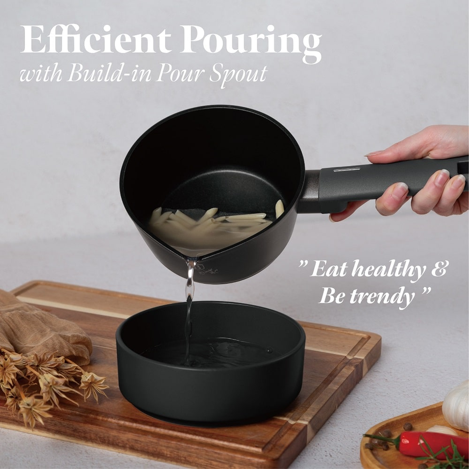 Sauce pan with lid, 16 cm Berlinger Haus BH8118 Anthracite