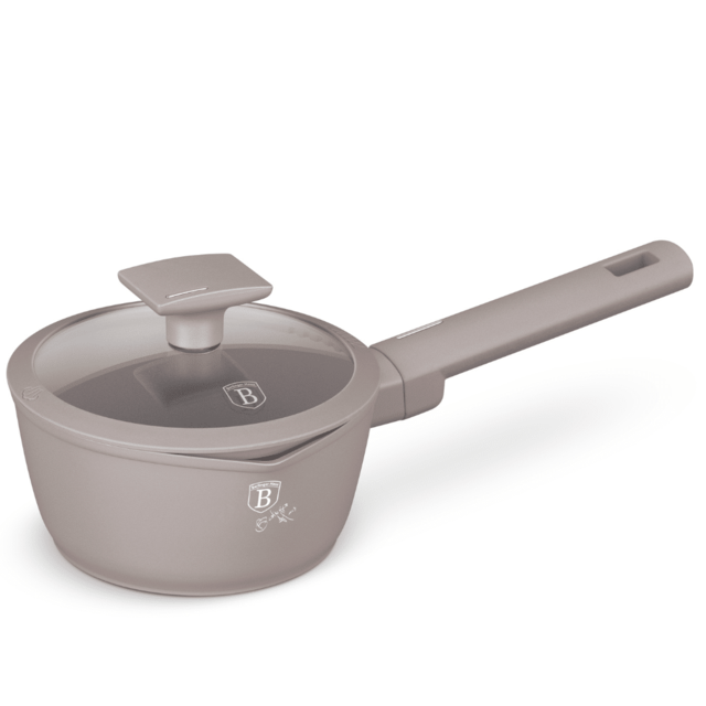 Sauce pan with lid,16 cm Berlinger Haus BH8088 Taupe
