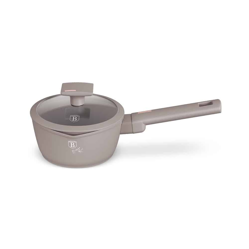 Sauce pan with lid,16 cm Berlinger Haus BH8088 Taupe