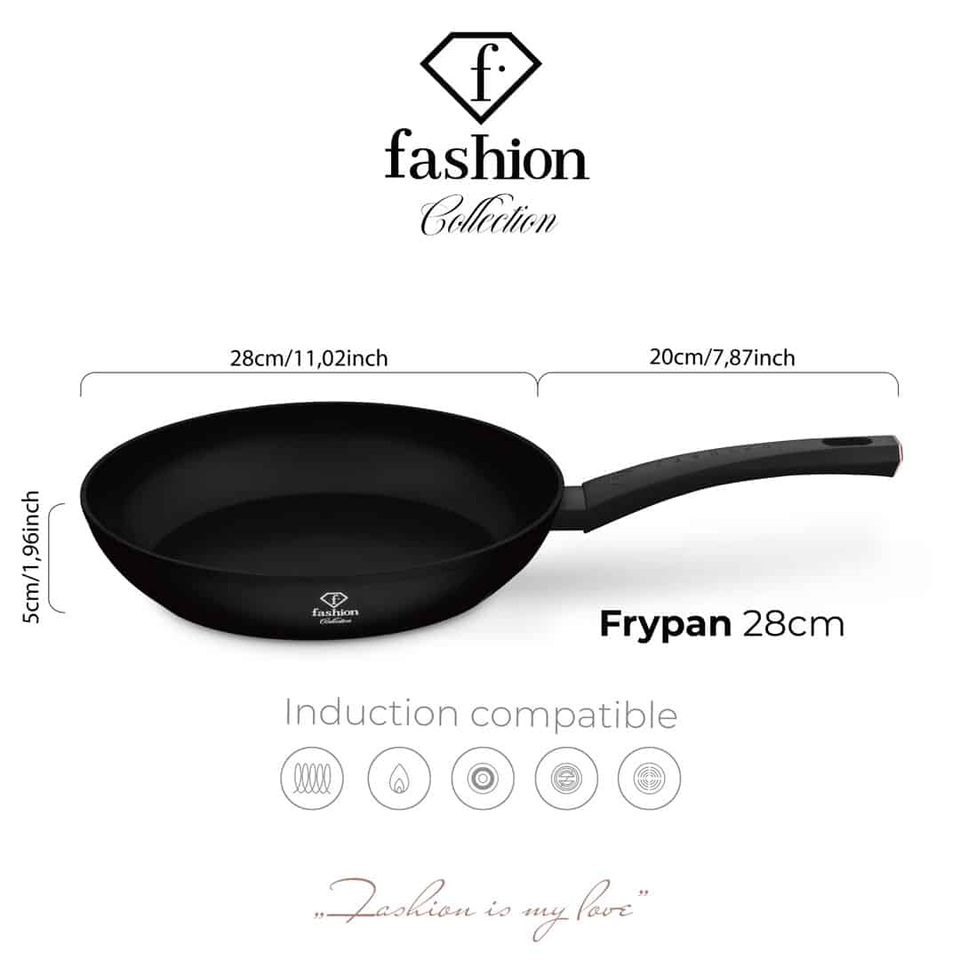 Frypan 28 cm 2.4L Fashion by Berlinger Haus FTV0022