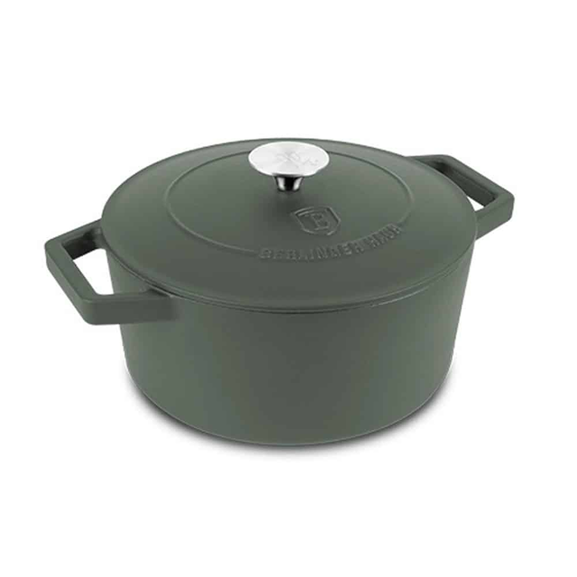 Casserole, 24 cm cast iron Berlinger Haus BH6544 Matte Green