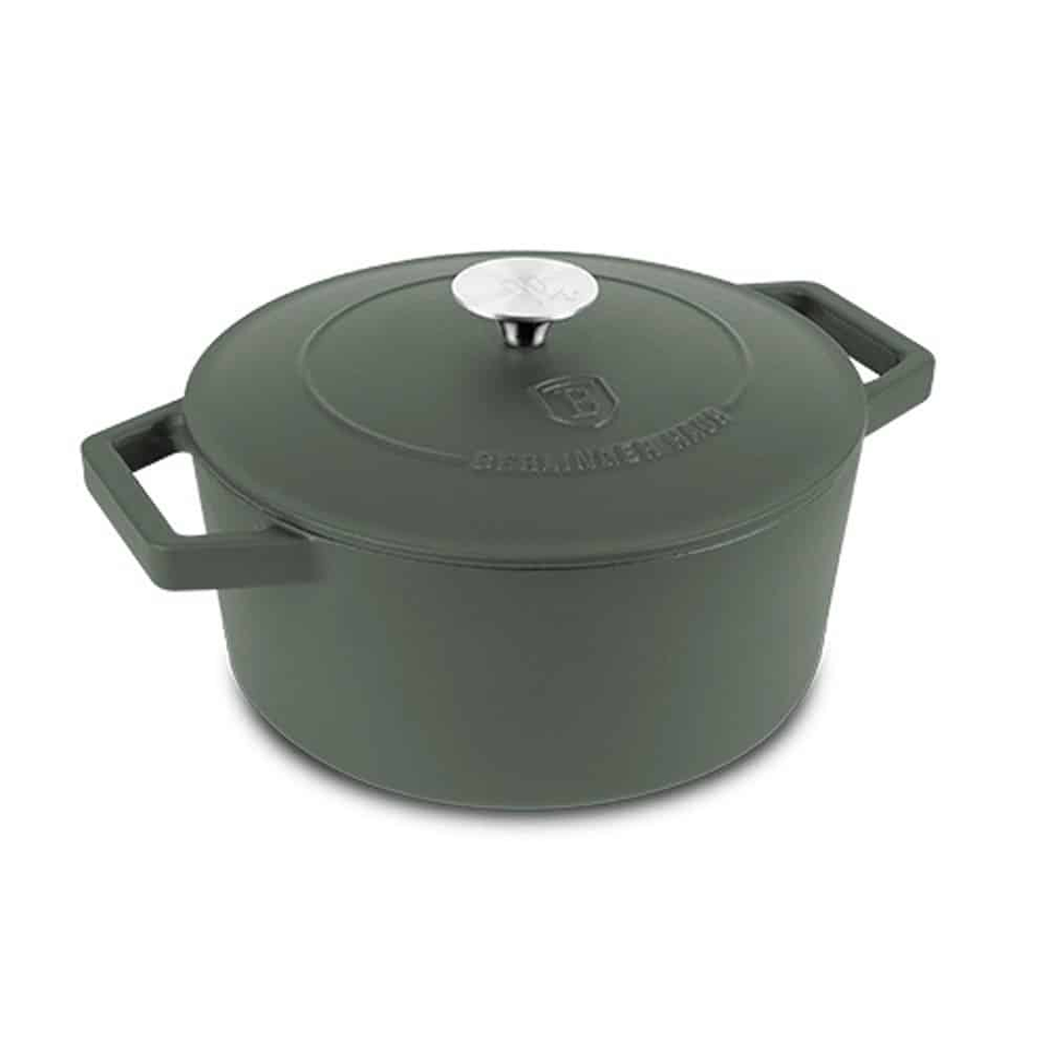 Casserole, 24 cm cast iron Berlinger Haus BH6544 Matte Green