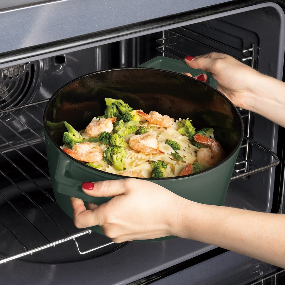 Casserole, 24 cm cast iron Berlinger Haus BH6544 Matte Green