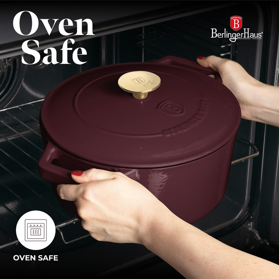 Casserole, 24 cm, cast iron Berlinger Haus BH6542 Leonardo