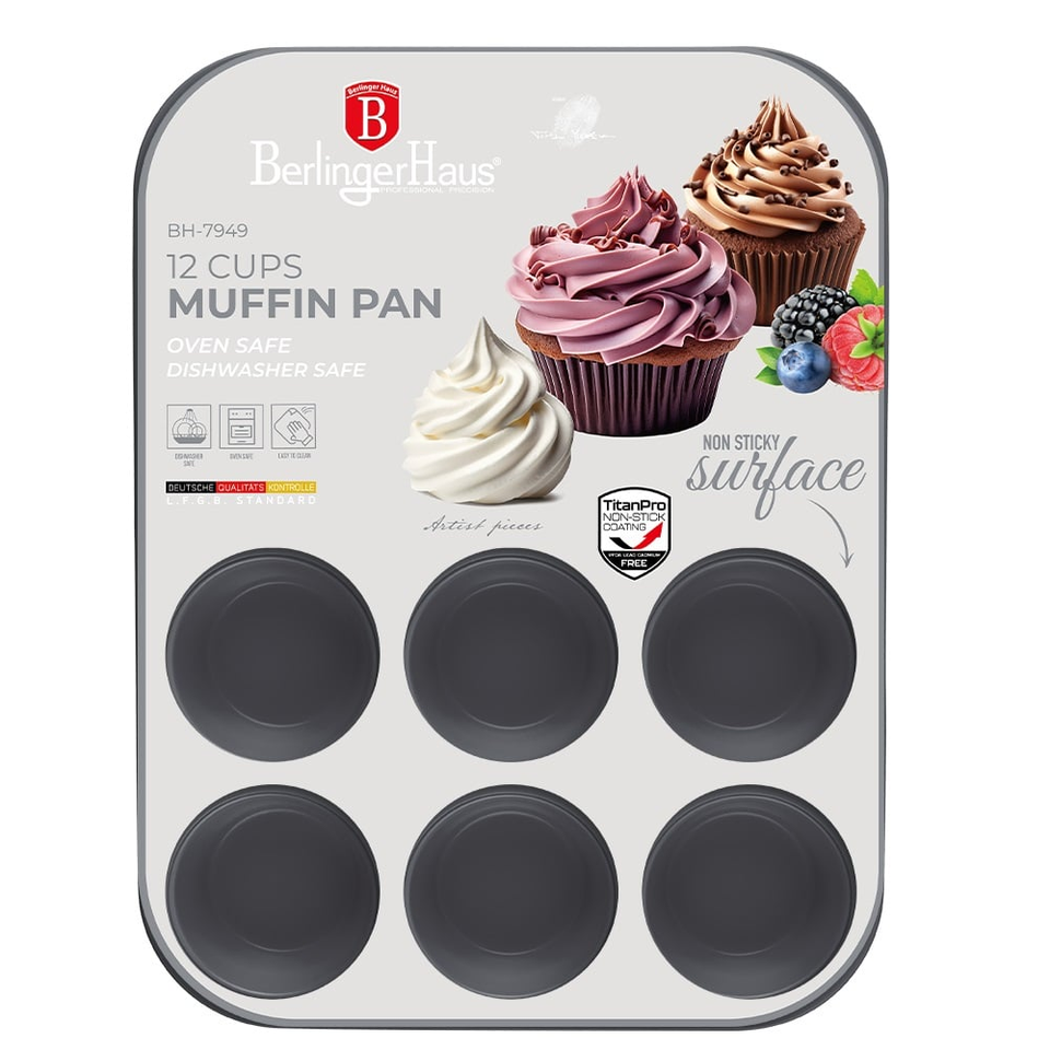12 cups muffin pan Berlinger Haus BH7949 Aspen