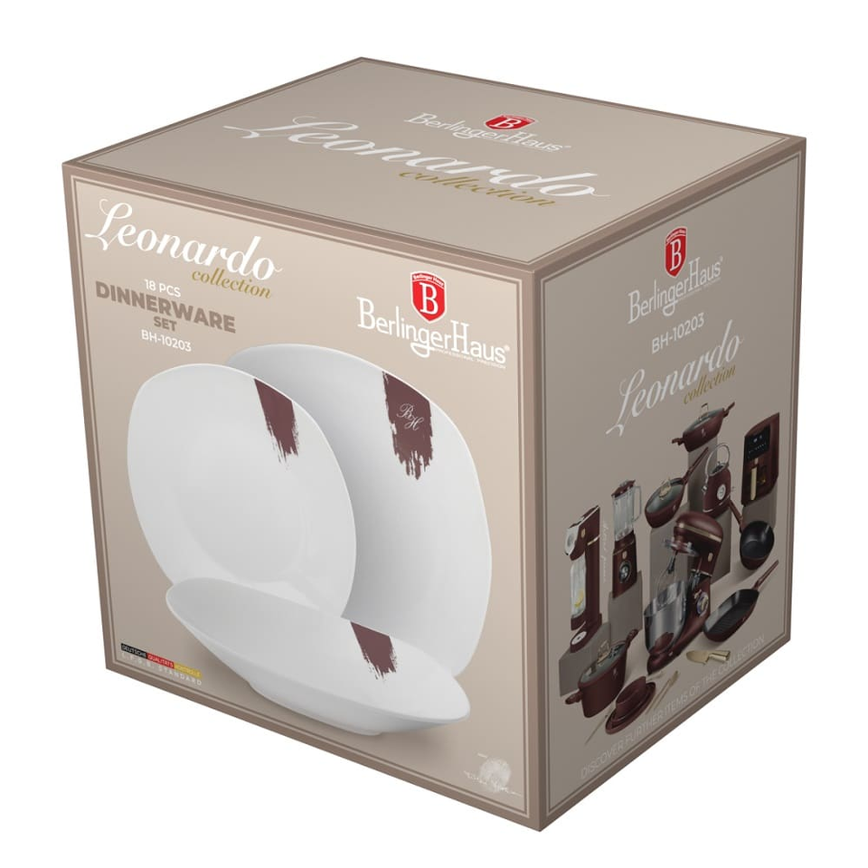 18 pcs dinnerware Berlinger Haus BH10203 Leonardo