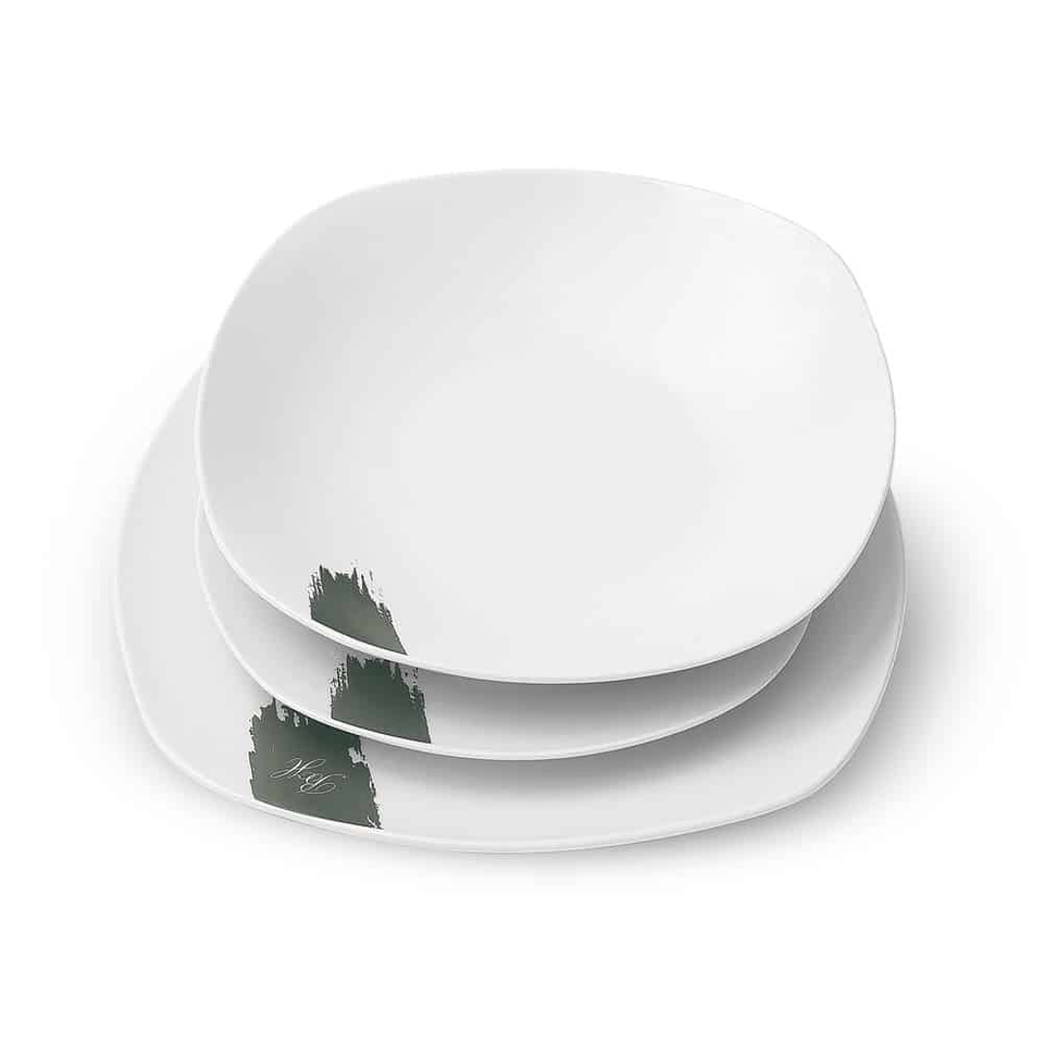 18 pcs dinnerware Berlinger Haus BH10205 Matte Green