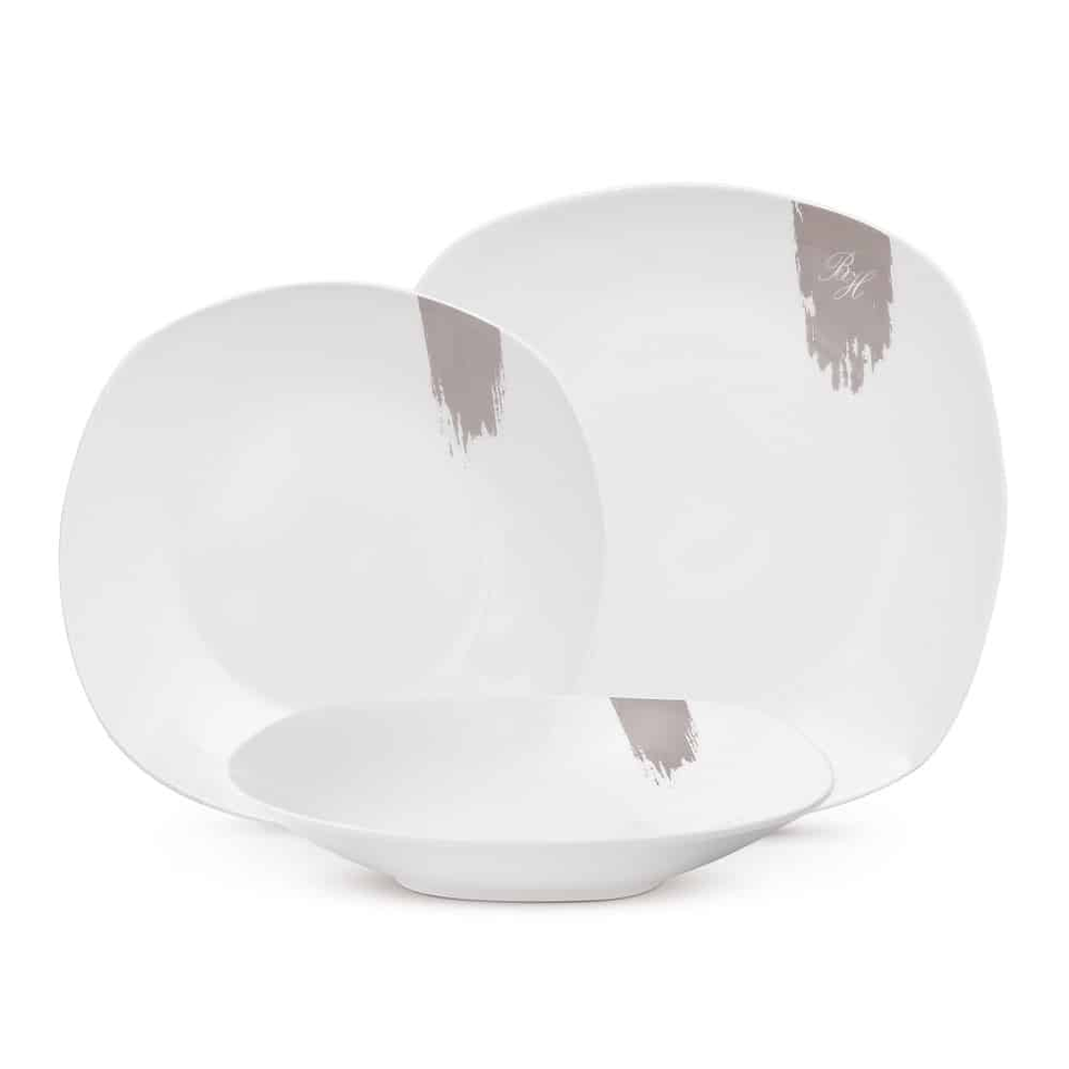 18 pcs dinnerware Berlinger Haus BH10202 Taupe