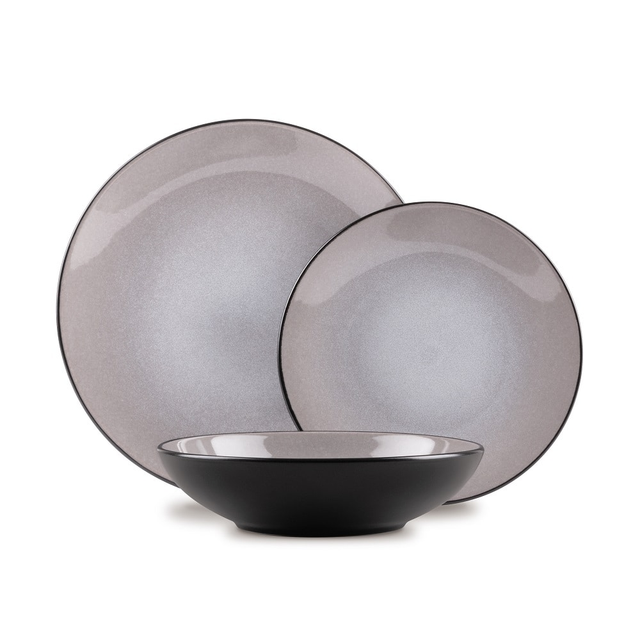18 pcs dinnerware Berlinger Haus BH10002 Taupe