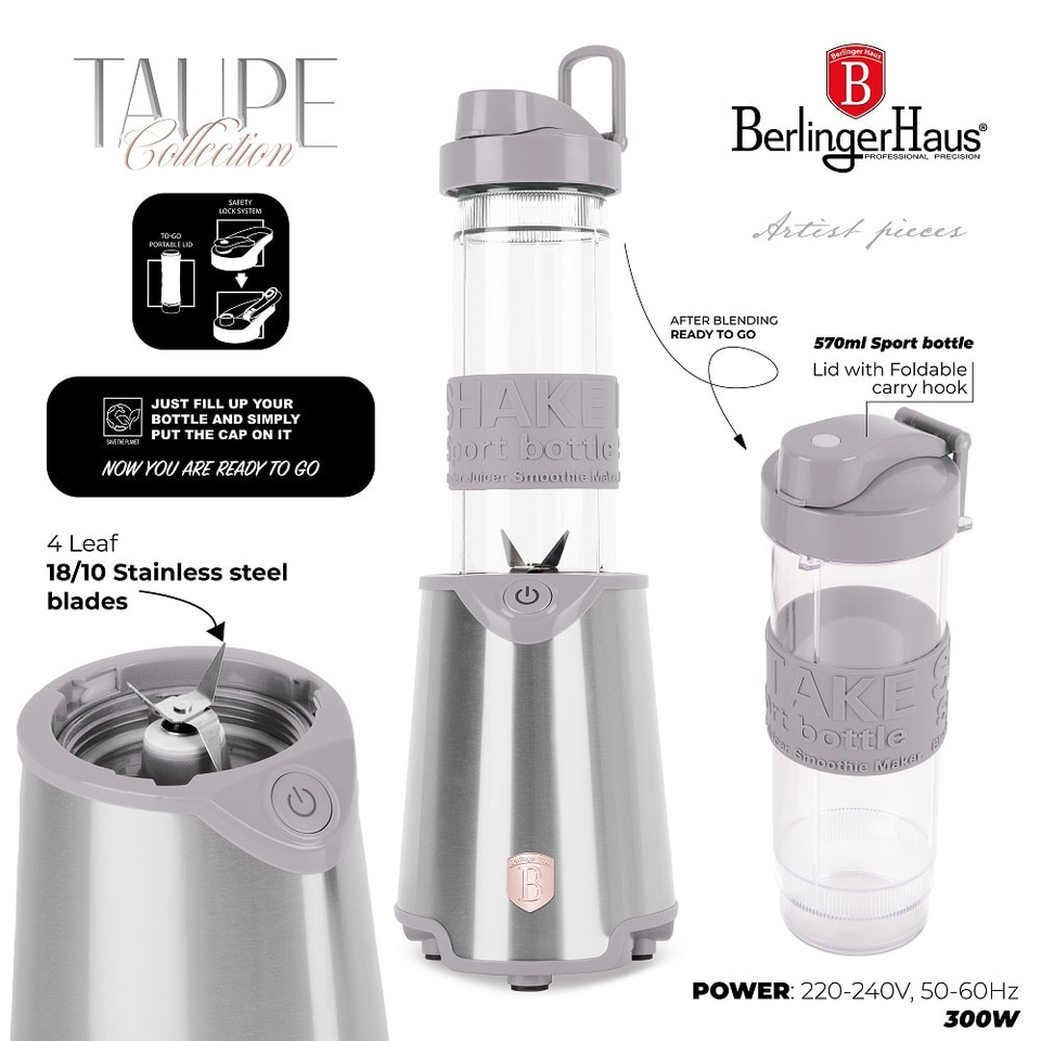 Smoothie maker Berlinger Haus BH9599 Taupe