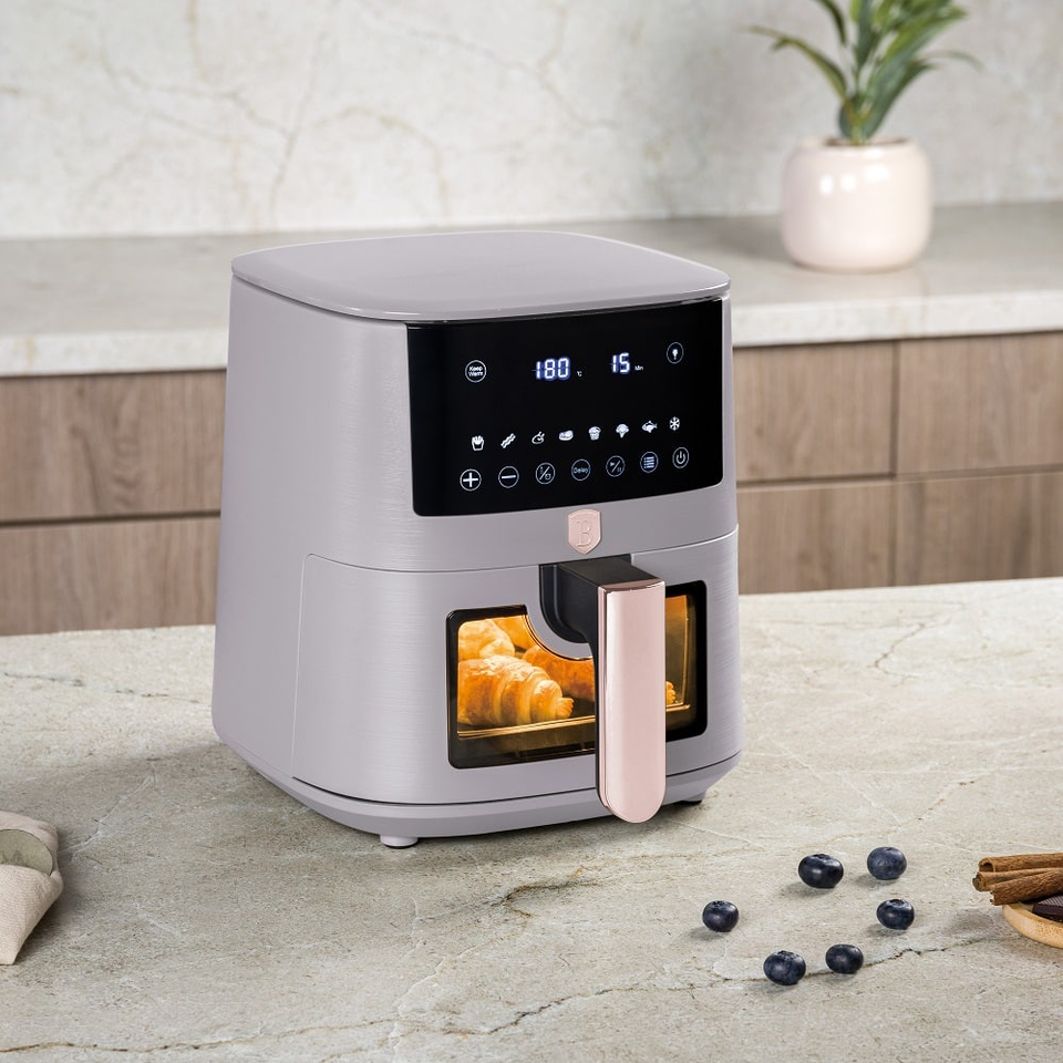 Air fryer, 5 L, visible window Berlinger Haus BH9491 Taupe