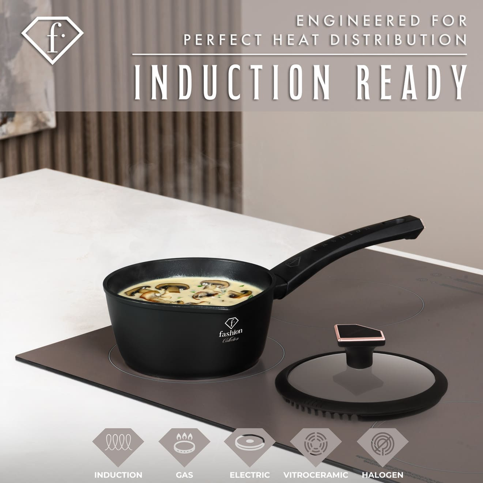 Sauce Pan with Lid Fashion by Berlinger Haus FTV0026