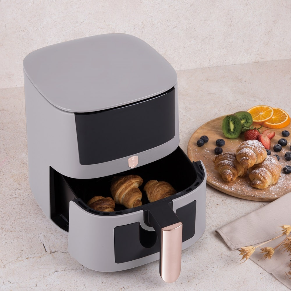 Air fryer, 5 L, visible window Berlinger Haus BH9491 Taupe