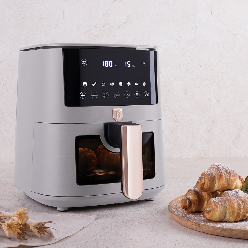 Air fryer, 5 L, visible window Berlinger Haus BH9491 Taupe