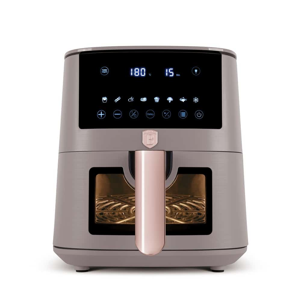 Air fryer, 5 L, visible window Berlinger Haus BH9491 Taupe