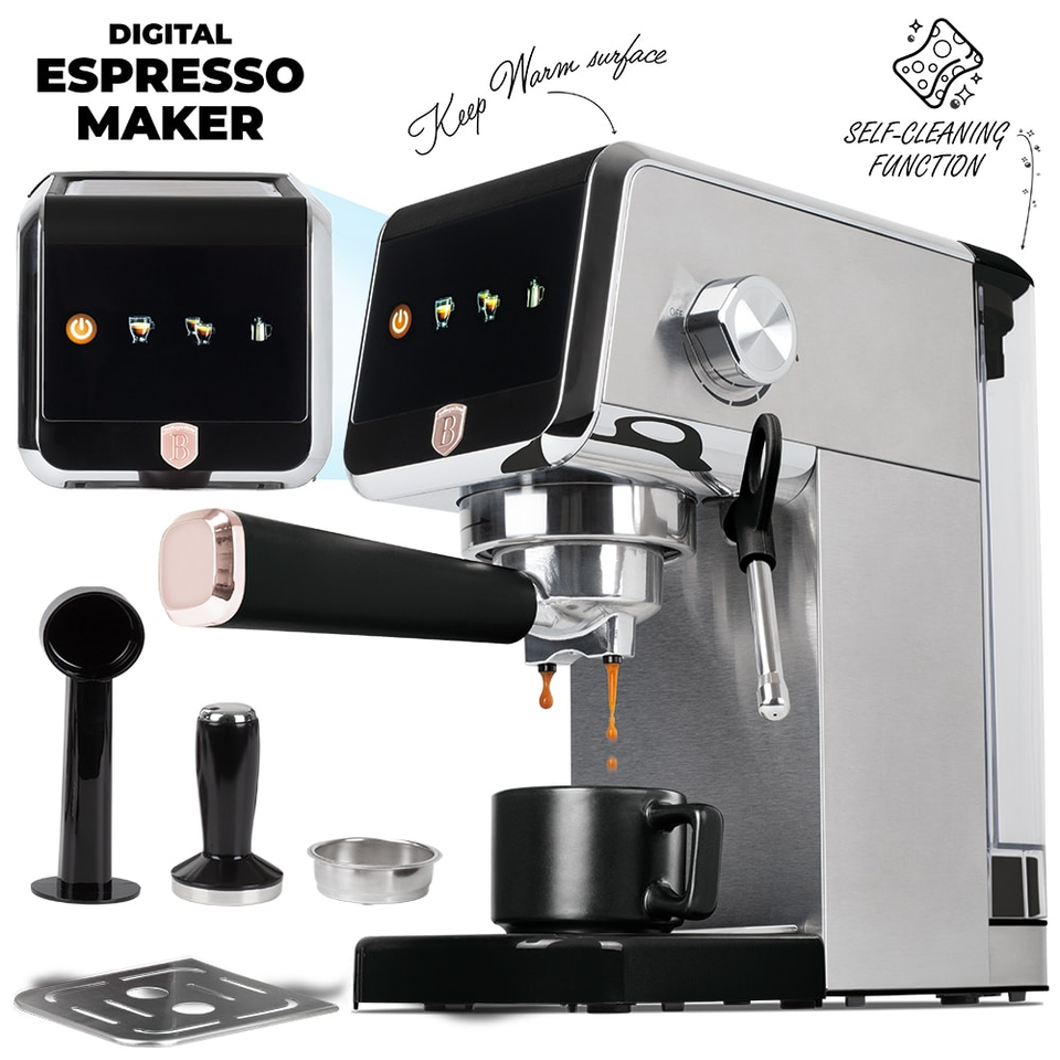 Digital espresso coffee maker Berlinger Haus BH9622
