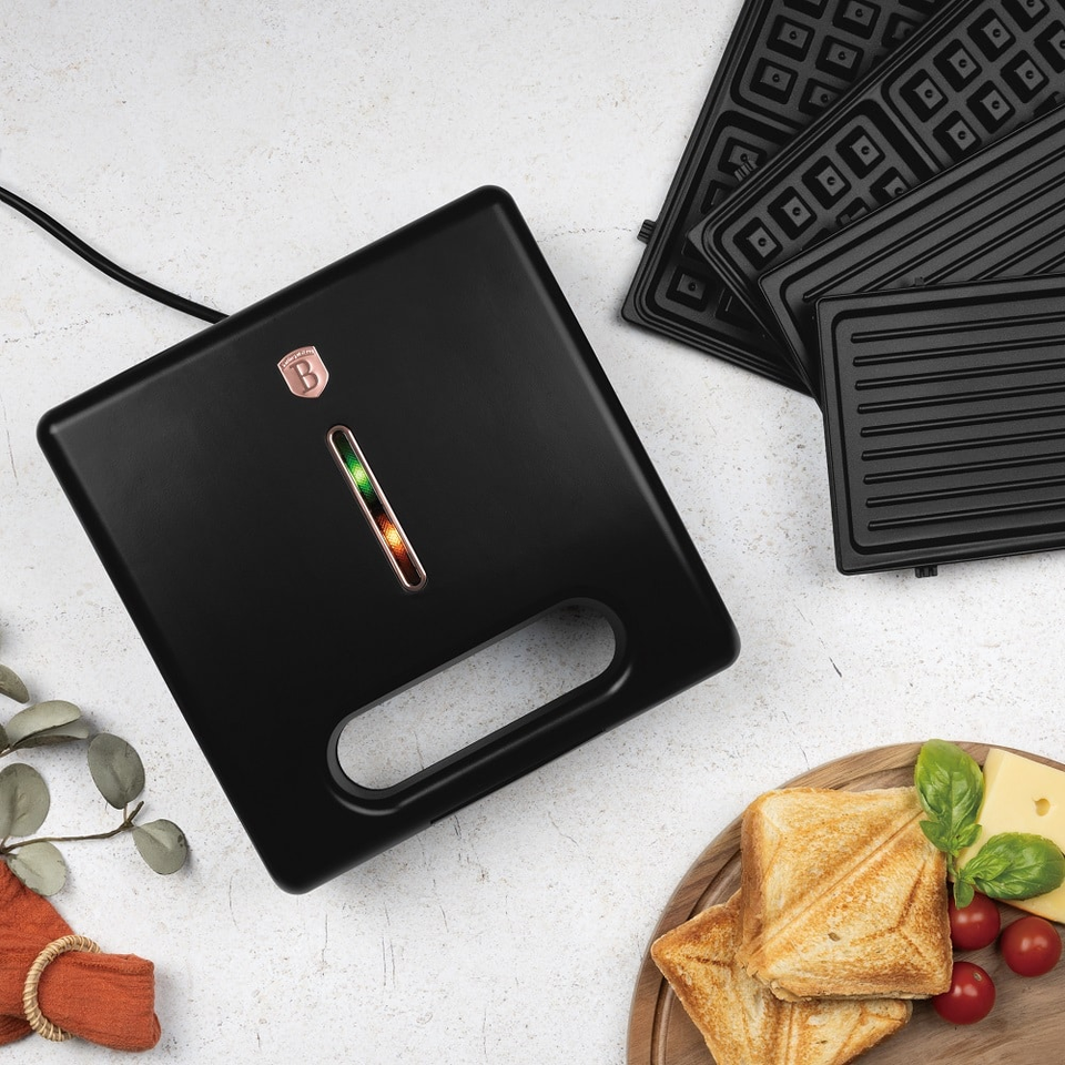 3in1 sandwich maker Berlinger Haus BH9586 Black Rose