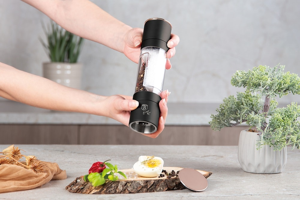 2in1 pepper and salt mill Berlinger Haus BH8553 Black Rose