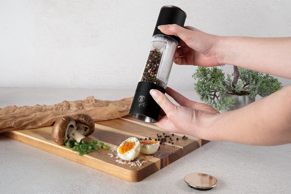 2in1 pepper and salt mill Berlinger Haus BH8553 Black Rose