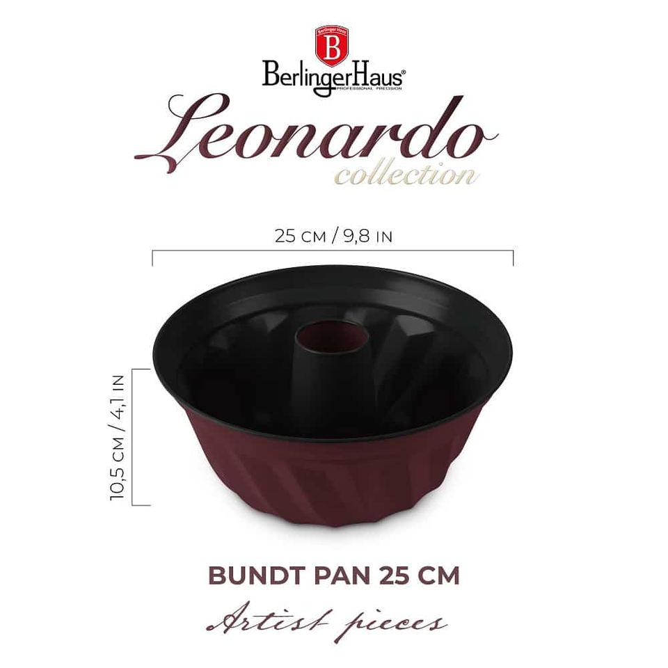 Bundt pan, 25 cm Berlinger Haus BH7996 Leonardo