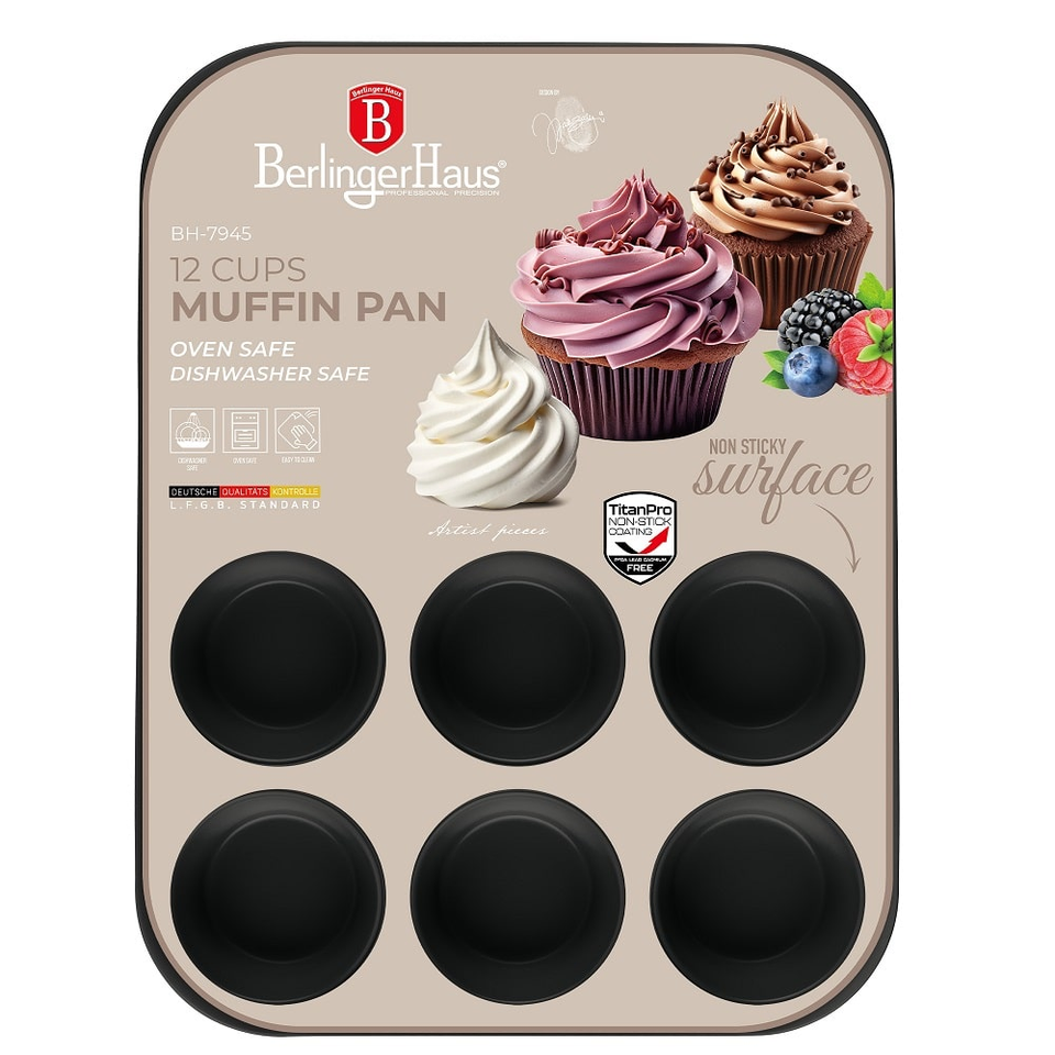 12 cups muffin pan Berlinger Haus BH7945 Leonardo