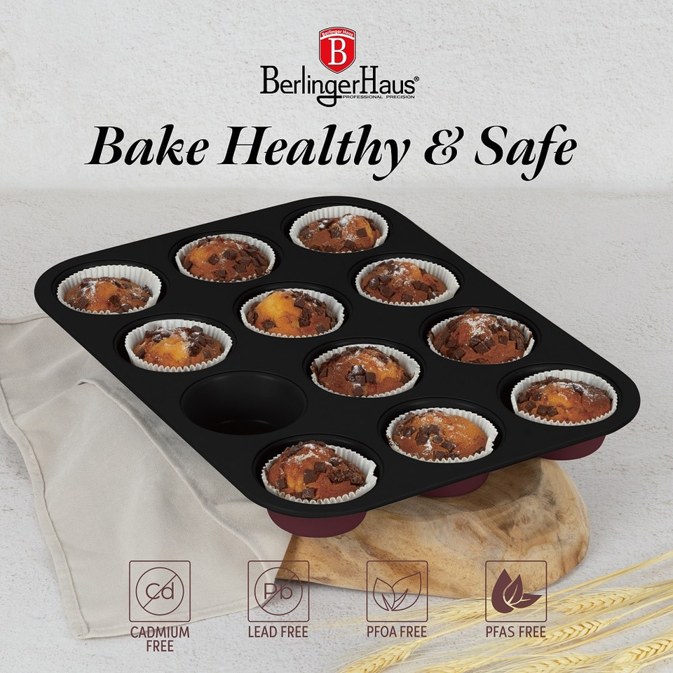 12 cups muffin pan Berlinger Haus BH7945 Leonardo