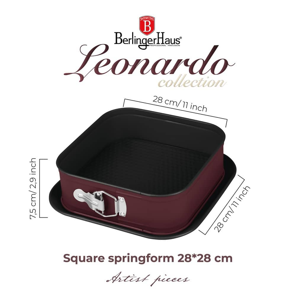 Square springform, 28*28 cm Berlinger Haus BH8666 Leonardo