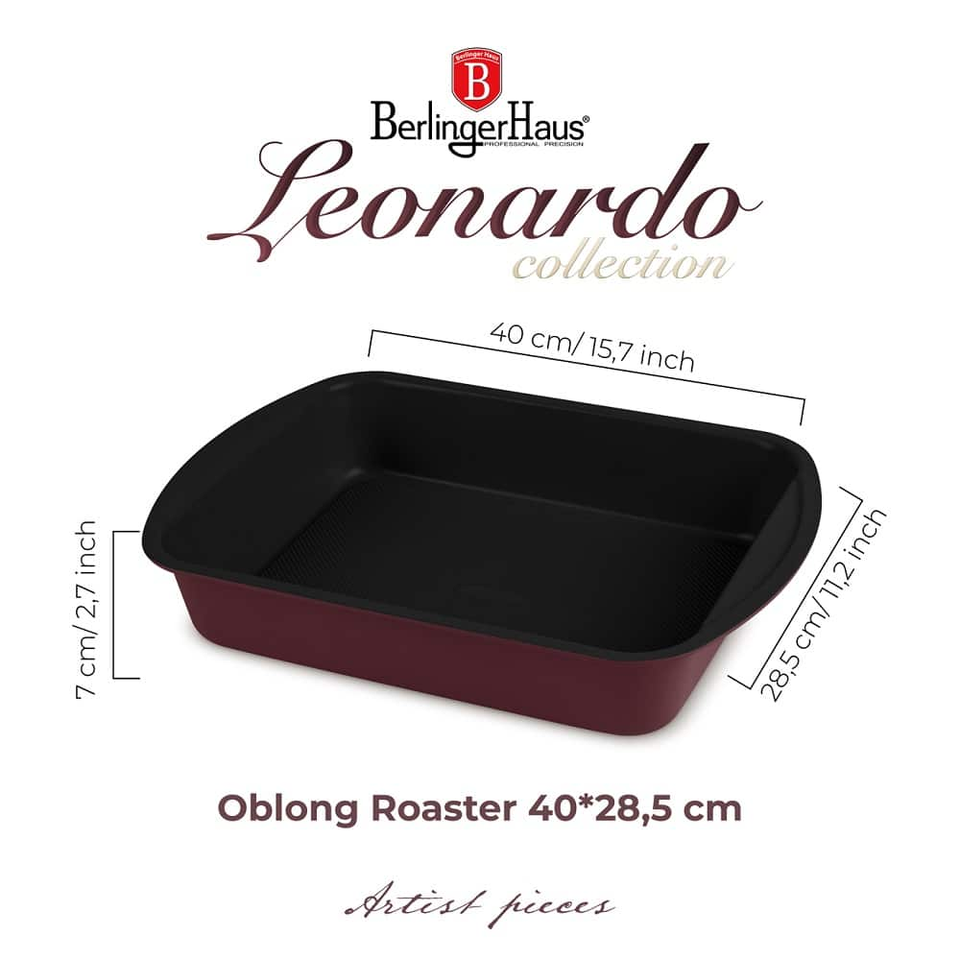 Oblong roaster, 35*27 cm Berlinger Haus BH7911 Leonardo